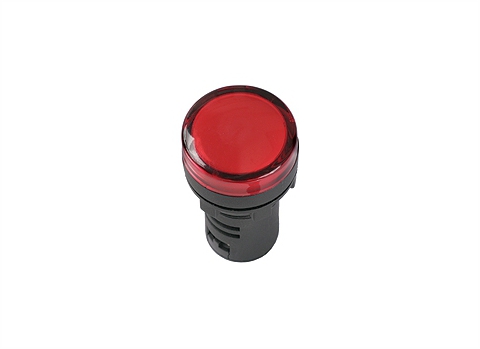 Лампа AD-22DS(LED)матрица d22мм красный 12В AC-DC - SQ0702-0016 - TDM