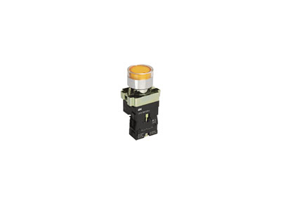 Кнопка управления LAY5-BW3561 с подсветкой желтый 1з - BBT50-BW-K05 - ИЭК