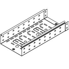 Лоток перф. 100х100х3000х 0.7мм - 35341 - DKC